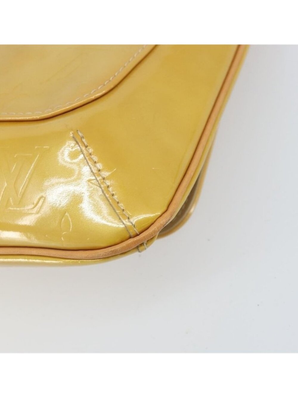 Authentic LOUIS VUITTON Monogram Vernis Thompson Street Bag Beige M91301 LV - Picture 5 of 16